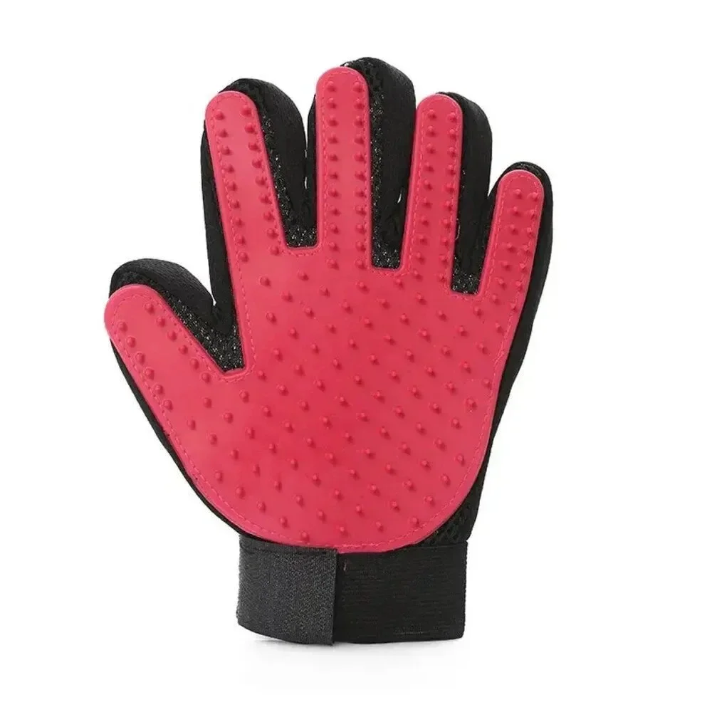 Pet Grooming Glove Brush For Cats and Dogs